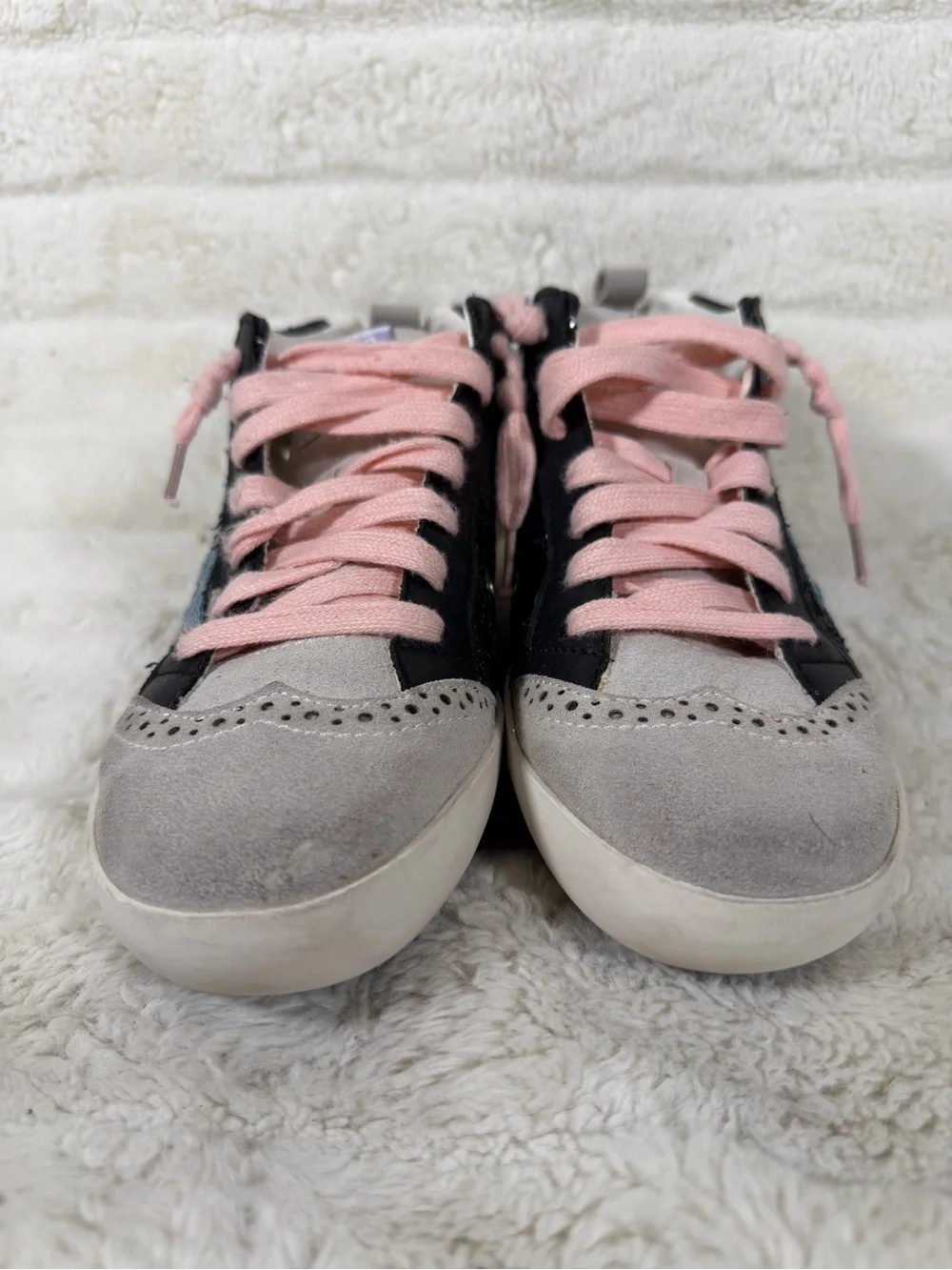 Golden Goose Mid Star 'Black Glitter Iridescent' sneakers Size 36 US 5
